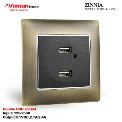 autre-prise-double-usb-zinnia-metal-zinc-alloy-setif-algerie