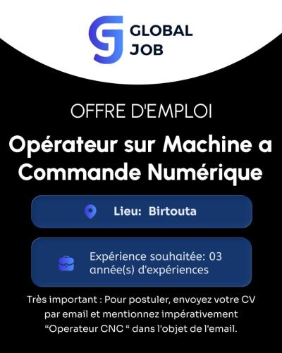 Opérateur sur Machine a Commande Numérique