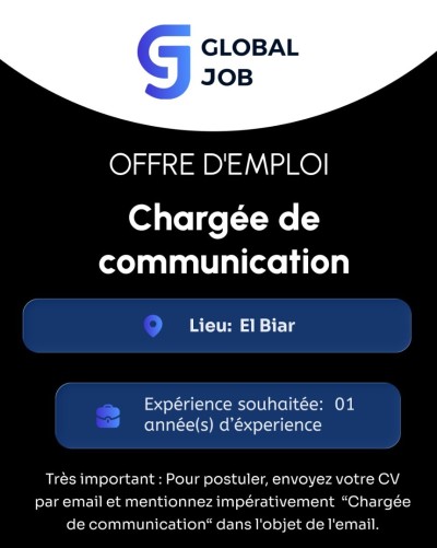 Chargée de communication