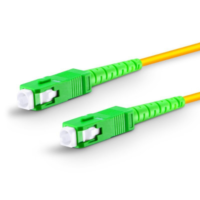 Cable (Jarretière) Fibre Optique SC-APC/SC-APC Simplex Monomode G657A2 3 mm - 2m