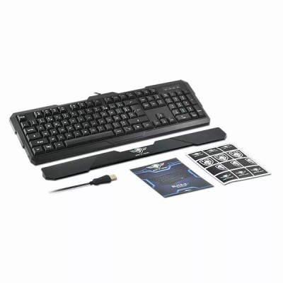Clavier Gamer AZERTY Multimédia Rétro-Éclairage ELITE-K1 CLA-EL861 SPIRIT OF GAMER