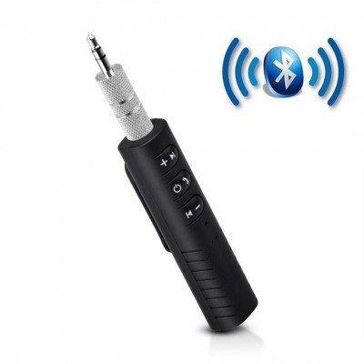 Recepteur Bluetooth Voiture, Adaptateur Bluetooth 5.0 Jack Pour Stro  Domestique / haut-parleur/casque Filaire, AUX Rcepteur Bluetooth Appels  Mains Libre