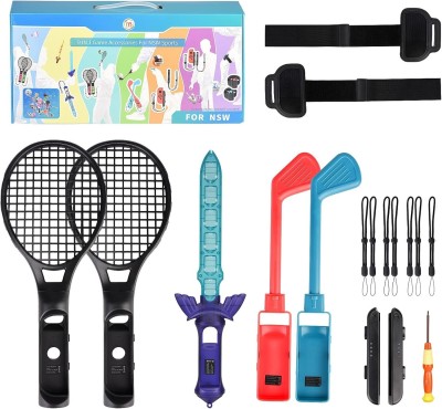 Pack 9 en 1 Accessoires de Sport Switch Compatible avec Nintendo Switch/Switch OLED JYS-NS236