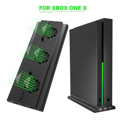 Support & Refroidisseur avec 3 ventilateurs & 3 Ports USB 2.0 pour Xbox One X TYX-1768 DOBE