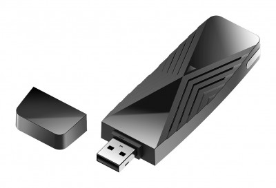 Adaptateur USB 3.0 WI-FI 6 EXO AX AX1800 avec Support DWA-X1850 D-Link