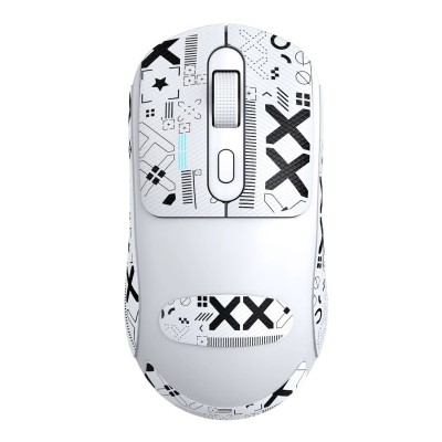 Souris Sans Fil Double Mode Bluetooth & 2.4 GHz Rechargeable, Jusqu'à 3200 DPI X8 T-WOLF