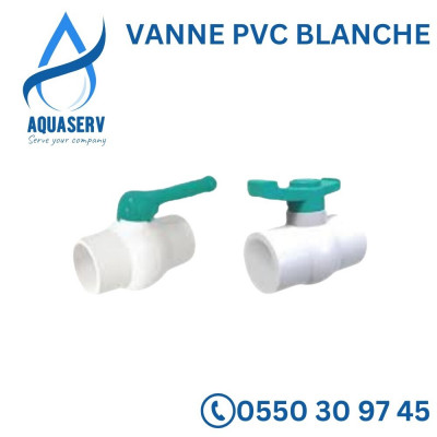 equipement-agricole-vanne-pvc-blanche-canal-dar-el-beida-alger-algerie