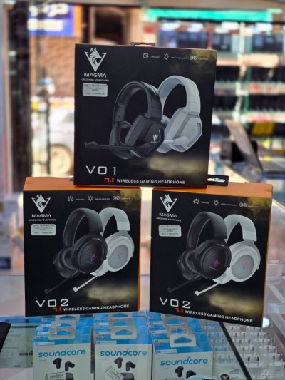 CASQUE MAGMA VALIVOX V01 v02 WHITE black 7.1 WIRELESS GAMING