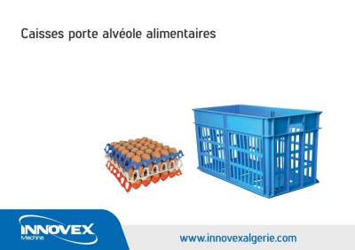 Caisses de stockage en plastique alimentaires - innovex Algerie