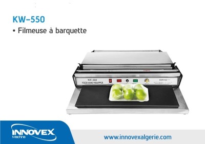 Filmeuse emballeuse à barquette manuelle