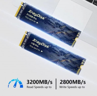 Xraydisk- NVMe SSD PRO M2, 512 Go