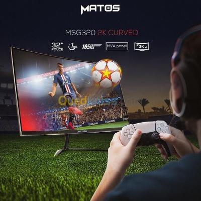 MONITEUR 32' MATOS MSG320 2K CURVED 165HZ
