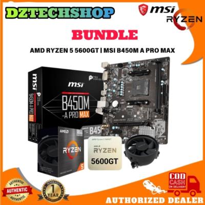 BUNDLE AMD RYZEN 5 5650G & MSI B450M A PRO MAX 