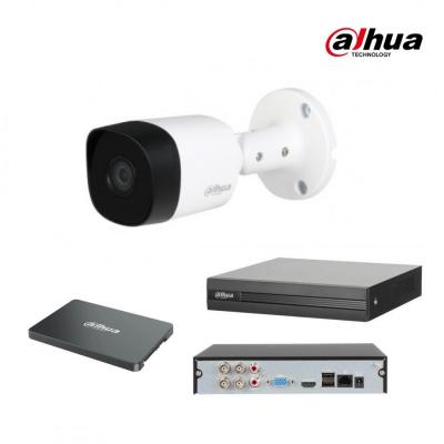 Kit 1 Caméra de surveillance Exterieur 2Mp Dahua