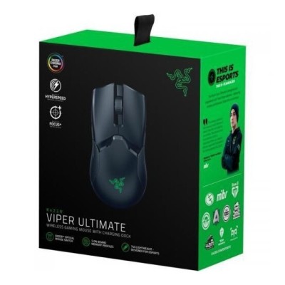 RAZER VIPER ULTIMATE GAMING MOUSE  WIRELESS HYPERSPEED / RGB / FOCUS+20KDPI OPTICAL