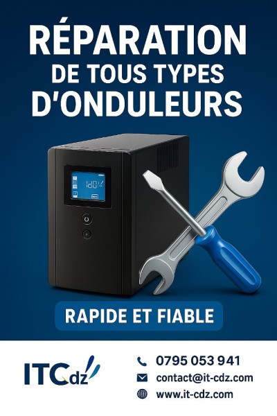 Onduleur  Vente, Réparation, Mise en service,Installation 