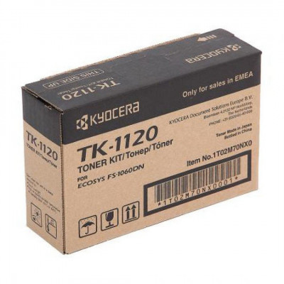 Original Kyocera TK-1120 Black Toner Cartridge FS 1025MFP