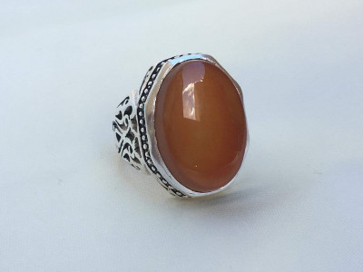 bagues-bague-homme-agate-grande-taille-خاتم-رجال-عقيق-يمني-حر-حجم-كبير-tipaza-algerie