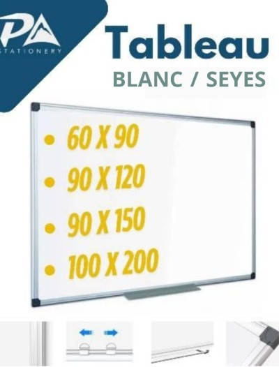 Tableau blanc & support