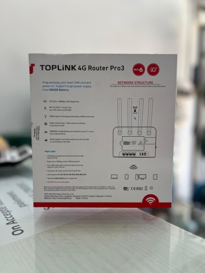 TOPLINK Router 4G WI-FI 6 avec batterie 