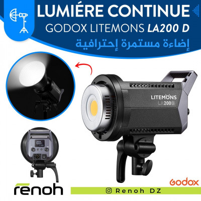 accessoires-des-appareils-lumiere-continue-cob-godox-litemons-la200-d-daylight-230w-birkhadem-alger-algerie