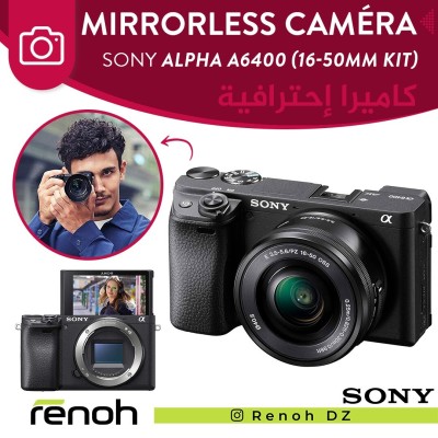 Mirrorless Caméra SONY ALPHA A6400 (16-50mm Kit)