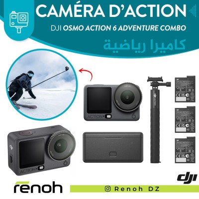 Caméra Action DJI OSMO ACTION 6 ADVENTURE COMBO