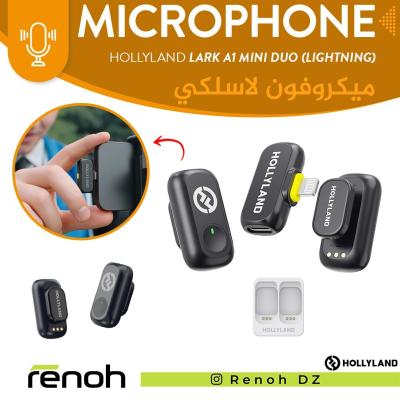 Microphone Sans-Fil HOLLYLAND LARK A1 MINI DUO ( LIGHTNING )