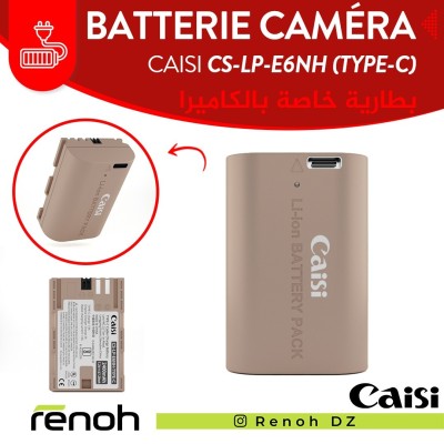 Batterie Caméra CAISI CS-LP-E6NH (TYPE-C)