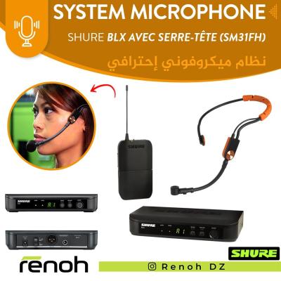 System Microphone Sans-Fil Serre-Tête SHURE BLX14/SM31
