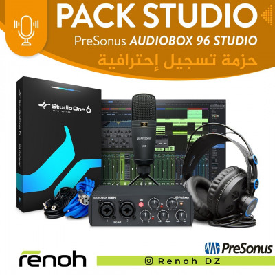 Pack Studio PreSonus AUDIOBOX 96 STUDIO