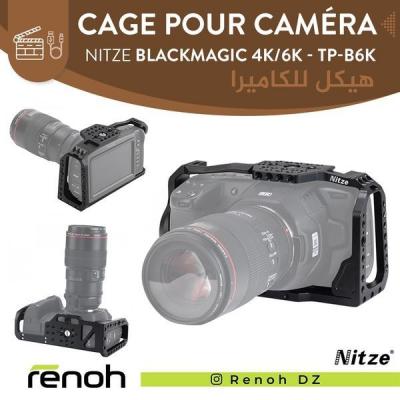 NITZE cage caméra pour blackmagic 4K / 6K TP-B6K