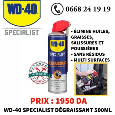 WD-40 SPECIALIST DÉGRAISSANT 500ML