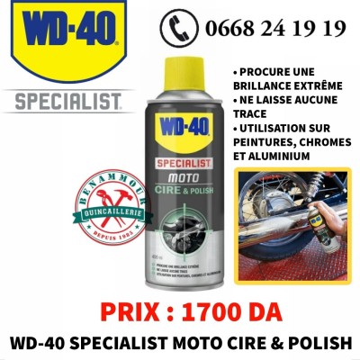 WD-40 SPECIALIST MOTO CIRE & POLISH