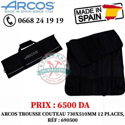Arcos Trousse couteaux 730*510MM 12 PLACES 