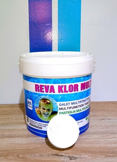 chlore multifonction en galets (Reva Klor Multi)