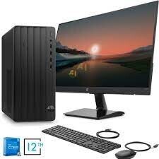 PC DE BUREAU HP I5 -12 EME - 4GB - 256 SSD - ÉCRAN 22" FULL HD - GRAVEUR DVD - WIFI -CLAVIER -SOURIS