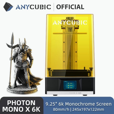 ANYCUBIC Photon Mono X 6K Imprimante 3D LCD 9.25''grand écran+AirPure 2 pieces
