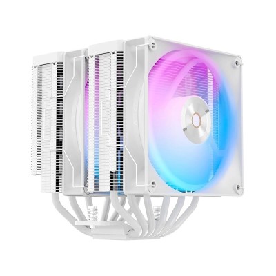 CPU Cooler Ocypus Delta A62 WH ARGB Dual Tower 6 Heat-Pipe