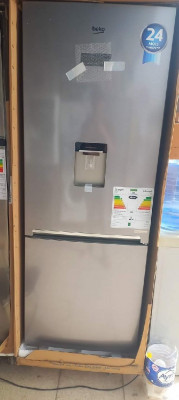 Refregerateur 620L nofrost gris combiné 