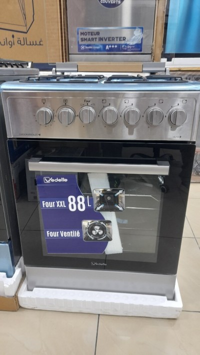Promotion cuisinière vedette 4 feux inox