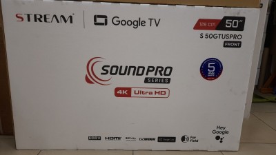 Promotion tv stream 50 pouce google tv soundpro