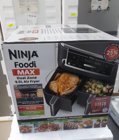 Friteuse air fryer ninja deux bacs 9.5 litres 