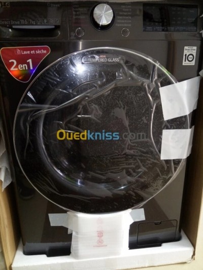 Promotion machine a laver lg 10.5/7kg séchant grise 