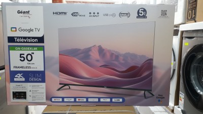 Promotion téléviseur géant 50 pouces smart Google tv 4K 