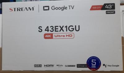 Promotion téléviseur stream 43p 4k google tv