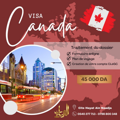 reservations-visa-canad-فيزا-كندا-ain-naadja-alger-algerie