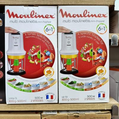 MOULINEX Multi Moulinette/Mini Hachoir 6en1 2 vitesses 500w 6 fonctions