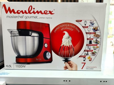 MOULINEX Masterchef gourmet pétrin multifonctions 4.6L 1.8kg 1100w blender/hachoir/découpe légumes