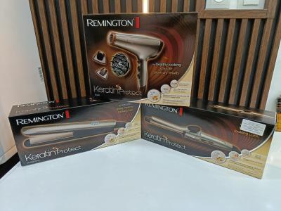 PACK REMINGTON 3pcs Keratin Protect Lisseur Boucleur Sèche cheveux
